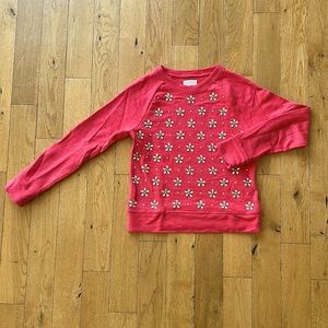 CREWCUTS sweatshirt with rhinestones. Size 12. Very good condition!